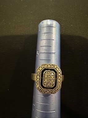 (925) Sterling Silver Affinity Diamond Accent Statement Ring